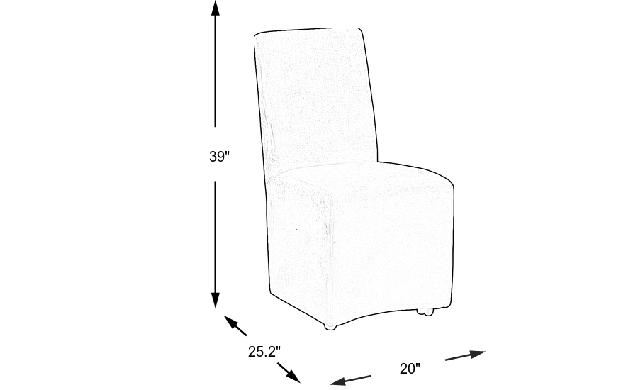 Dimension Image. Please refer to the Dimension Tab on this page for dimension details.