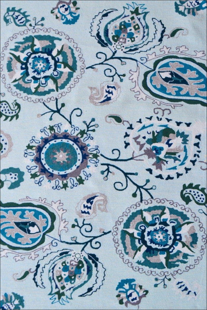 Camlet Blue 5' x 8' Indoor/Outdoor Rug - Thumbnail - Image 1