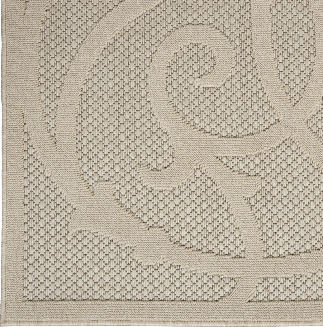 Cammie Cream 5' x 7' Indoor/Outdoor Rug - Thumbnail - Image 2