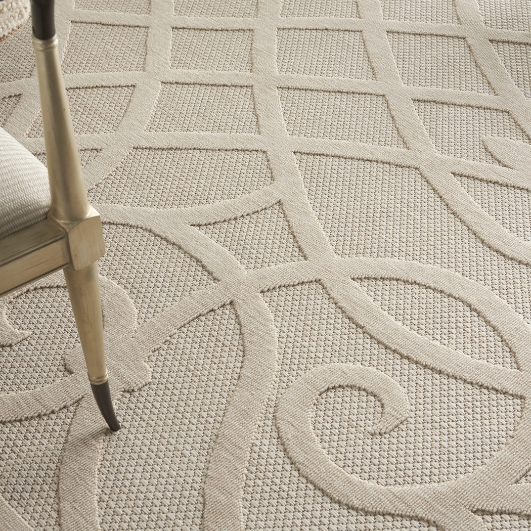 Cammie Cream 8' x 10' Indoor/Outdoor Rug - Thumbnail - Image 6