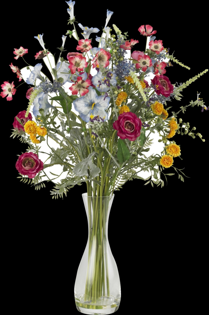 Cammy Green Mixed Silk Floral - Thumbnail - Image 1