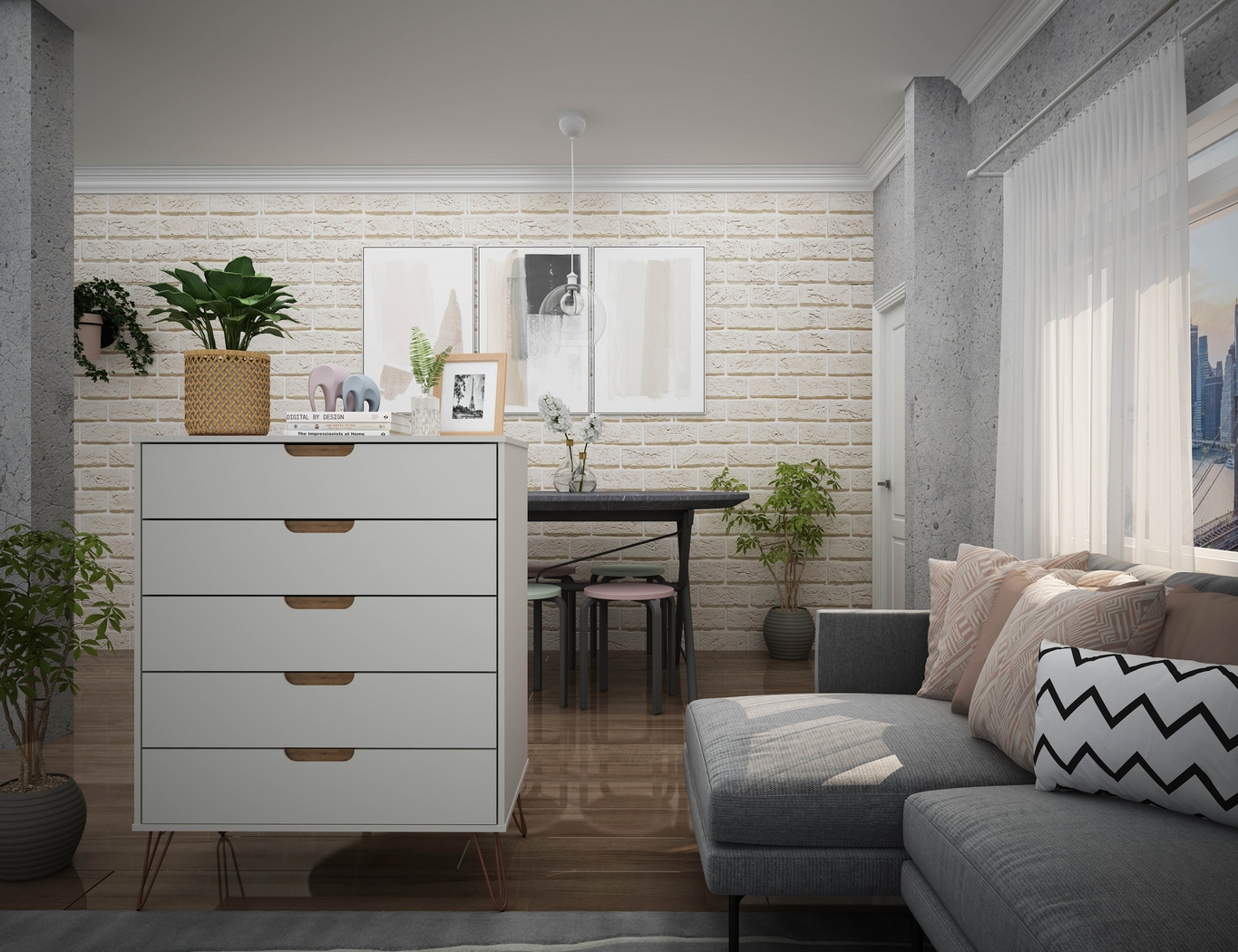 Camomile I Off-White Dresser - Thumbnail - Image 3