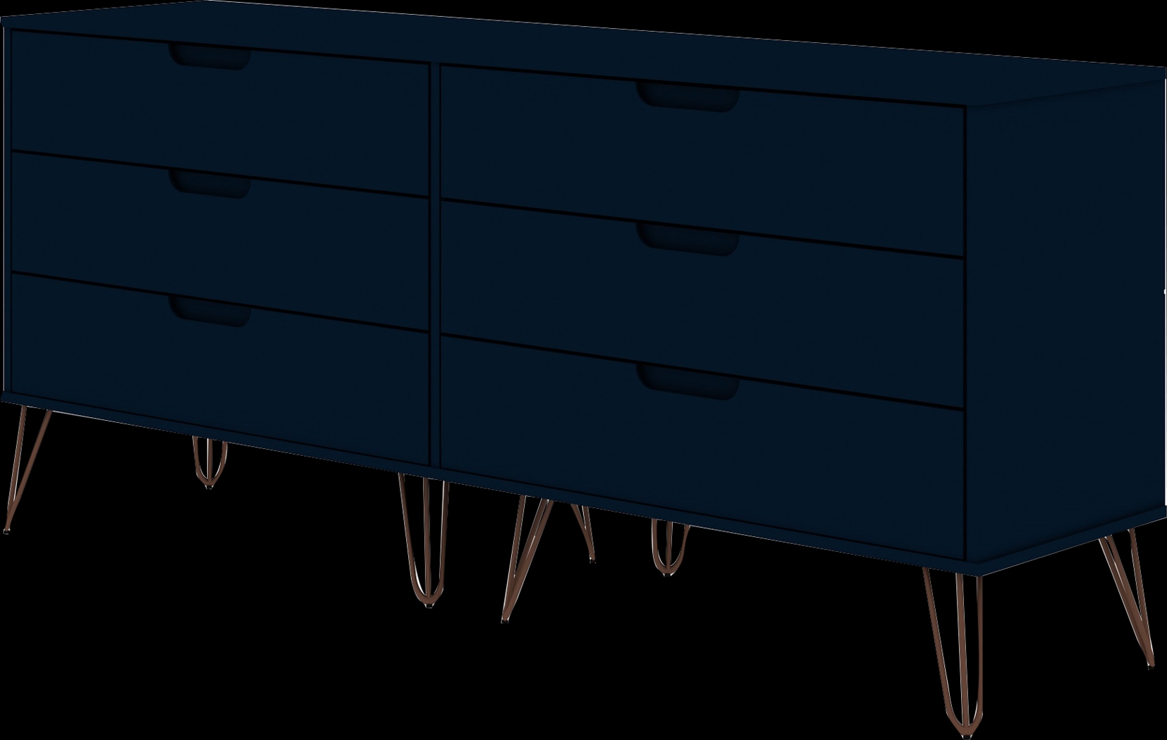 Camomile II Midnight Blue Dresser - Thumbnail - Image 1