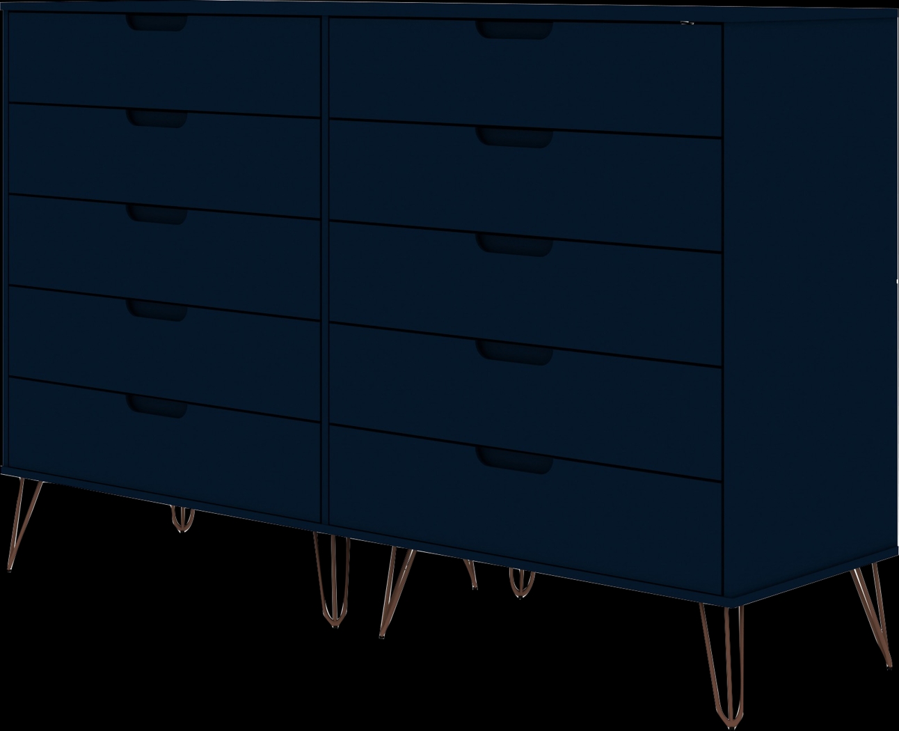 Camomile III Midnight Blue Dresser - Thumbnail - Image 1