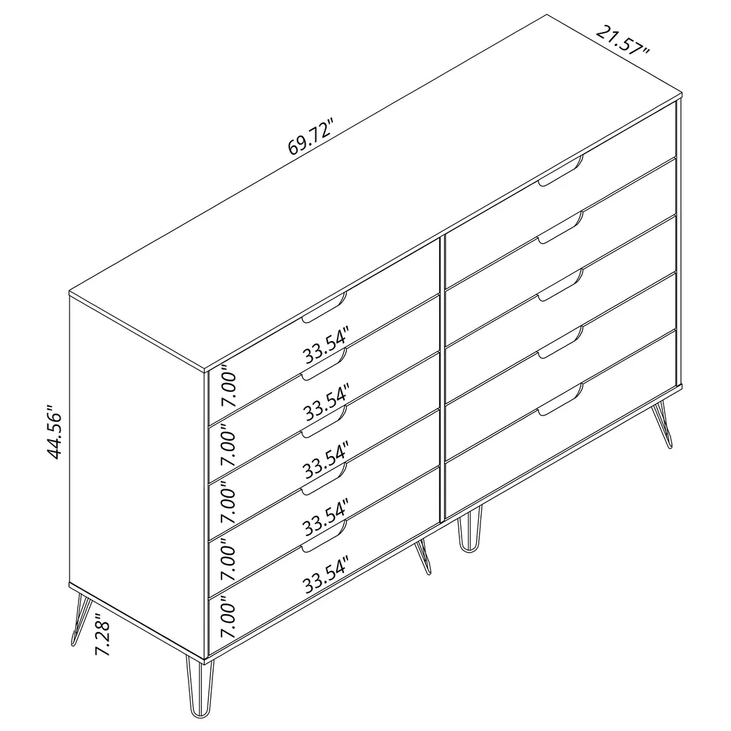 Camomile III Off-White Dresser - Thumbnail - Image 4