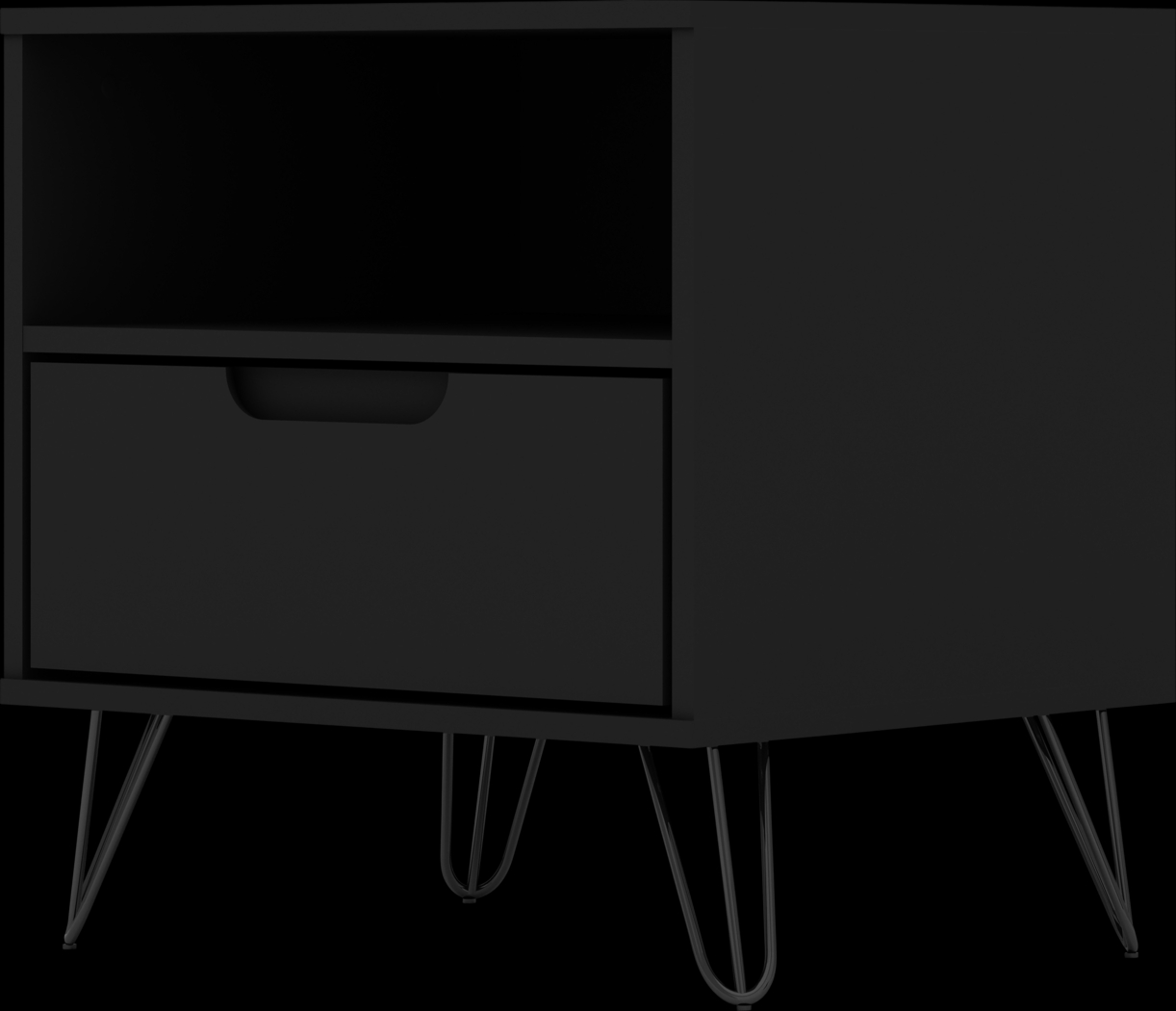 Camomile IV Black Nightstand - Thumbnail - Image 9