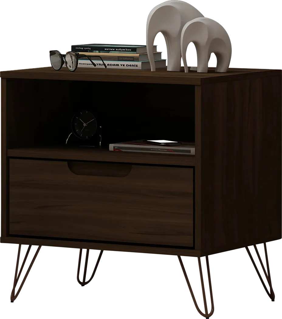 Camomile IV Brown Nightstand - Thumbnail - Image 8