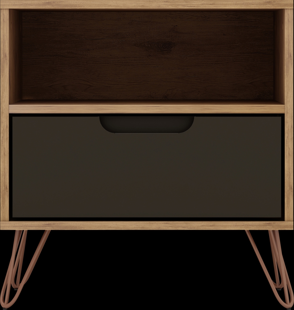 Camomile IV Gray Nightstand - Thumbnail - Image 1