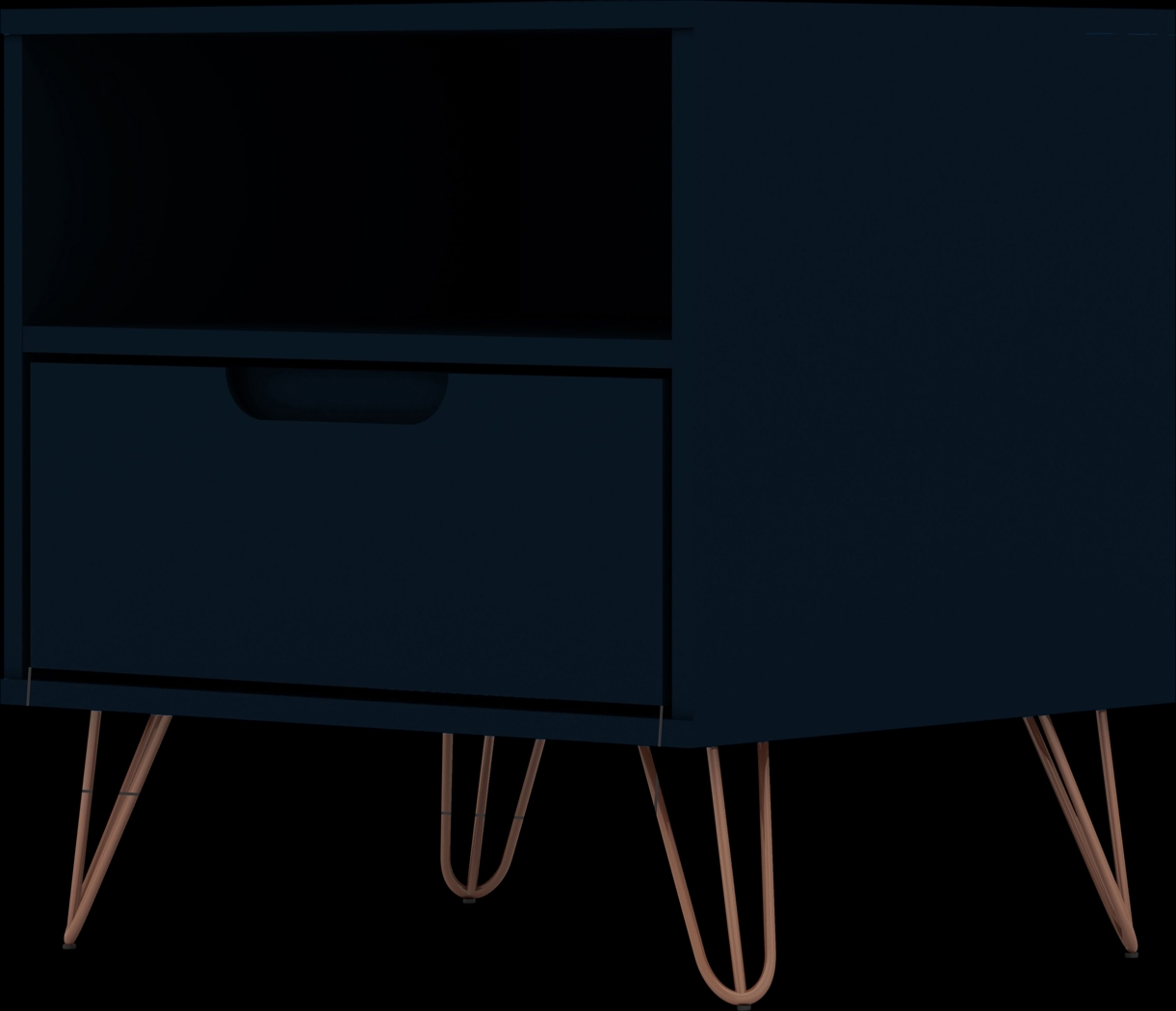 Camomile IV Midnight Blue Nightstand - Thumbnail - Image 3