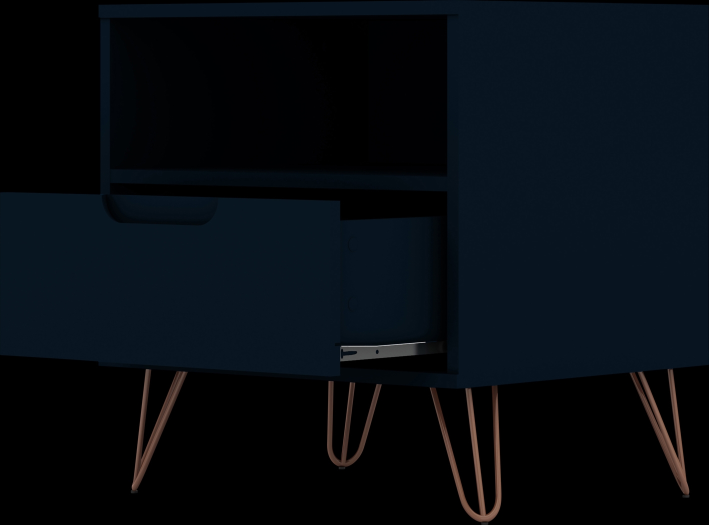 Camomile IV Midnight Blue Nightstand - Thumbnail - Image 4