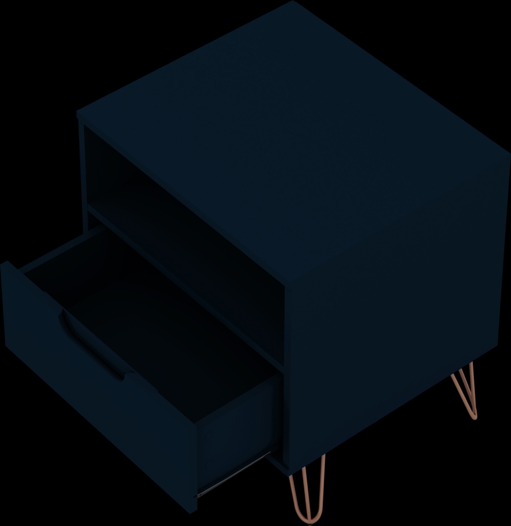 Camomile IV Midnight Blue Nightstand - Thumbnail - Image 5