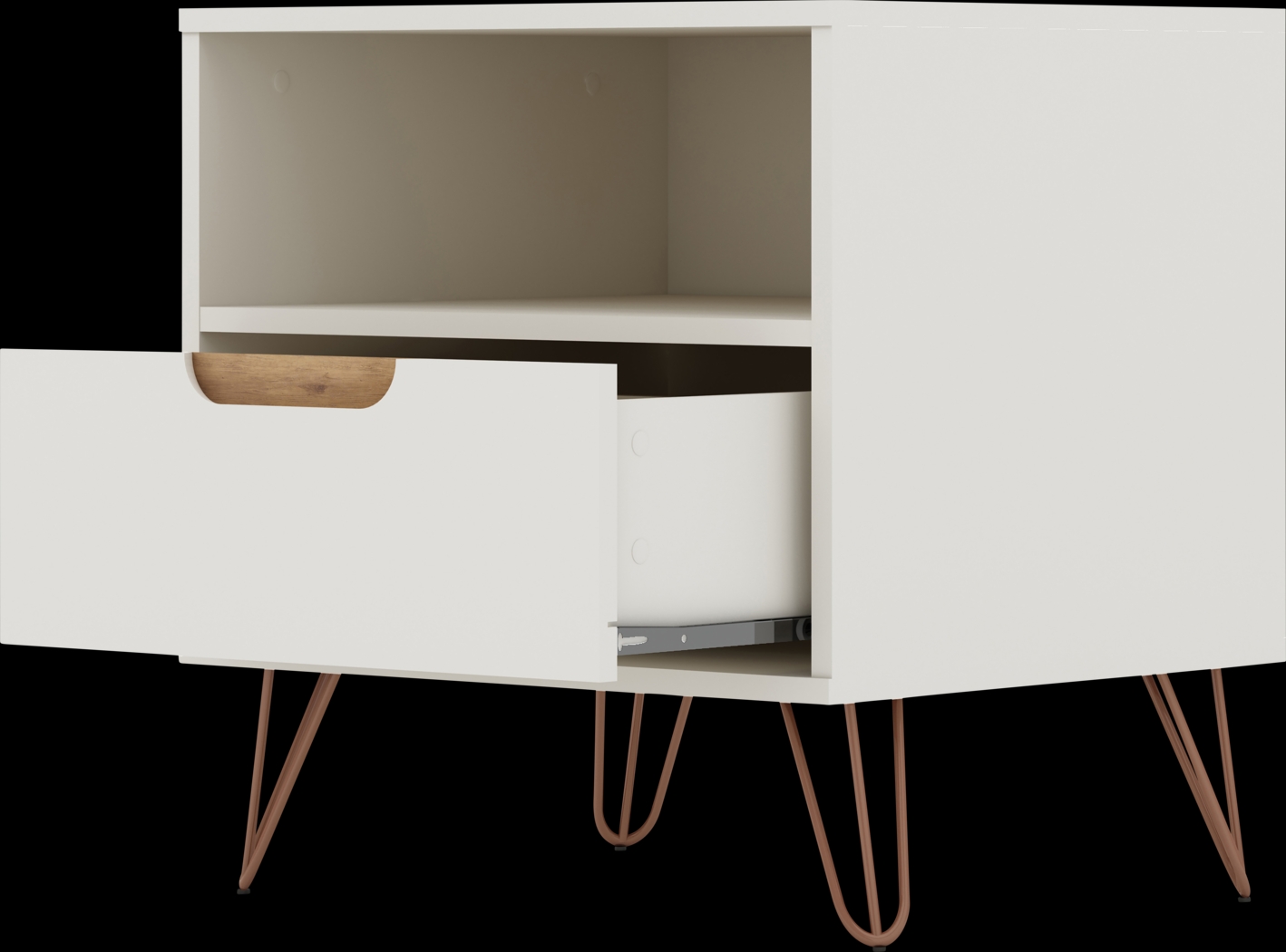Camomile IV Off-White Nightstand - Thumbnail - Image 4
