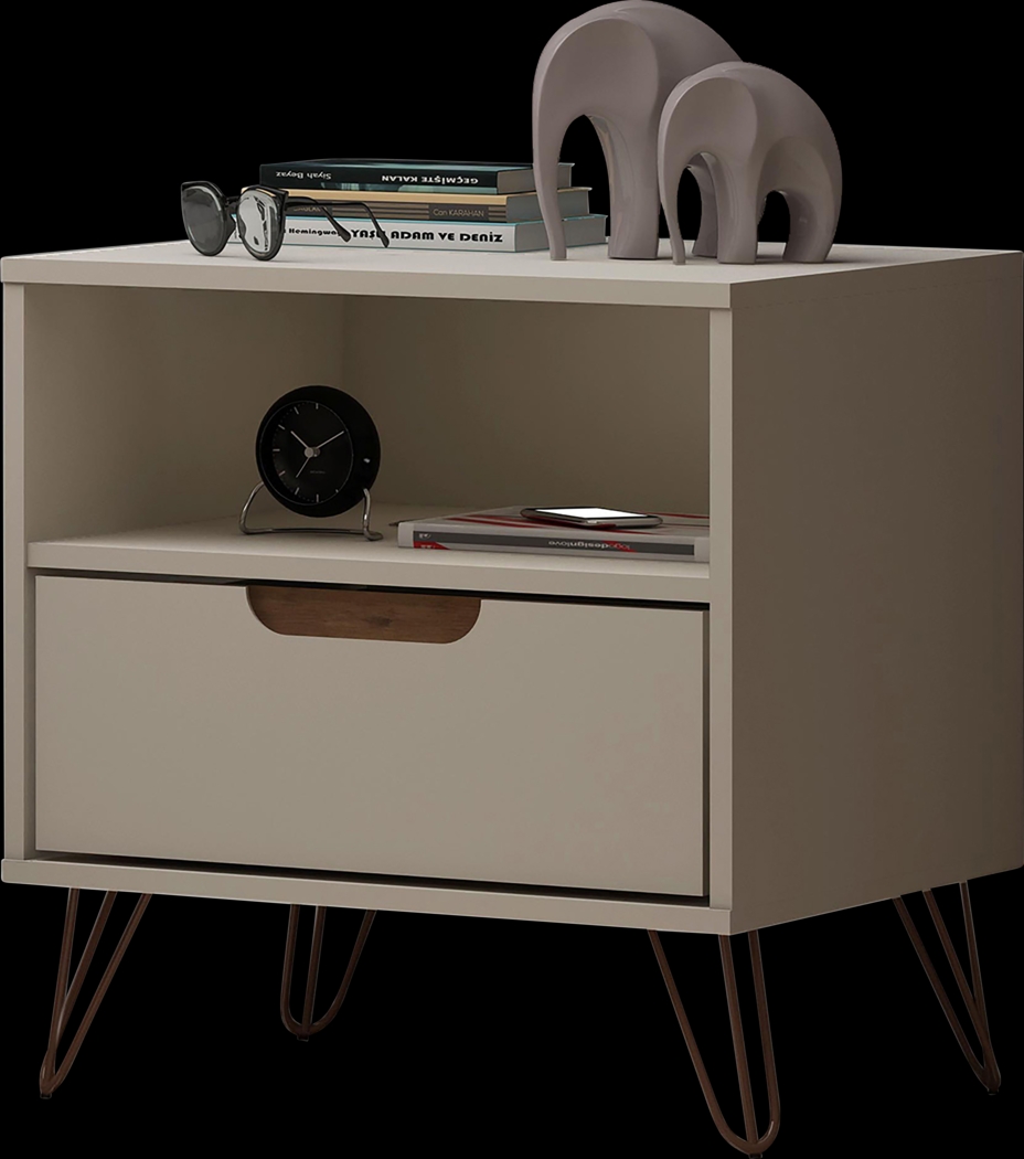 Camomile IV Off-White Nightstand - Thumbnail - Image 7