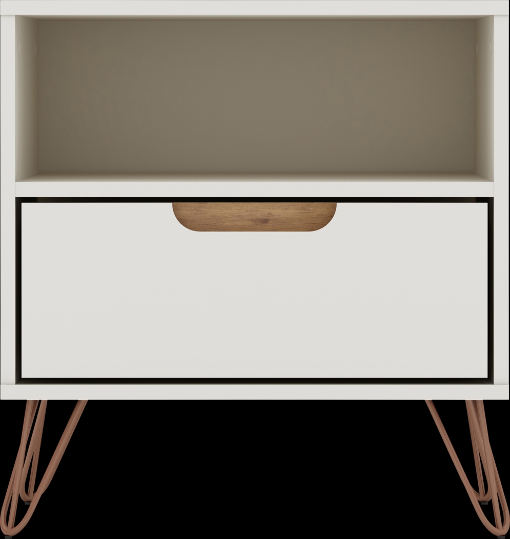 Camomile IV Off-White Nightstand - Thumbnail - Image 1