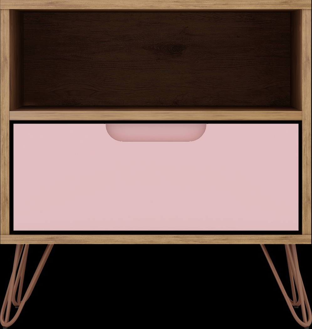 Camomile IV Pink Nightstand - Thumbnail - Image 1