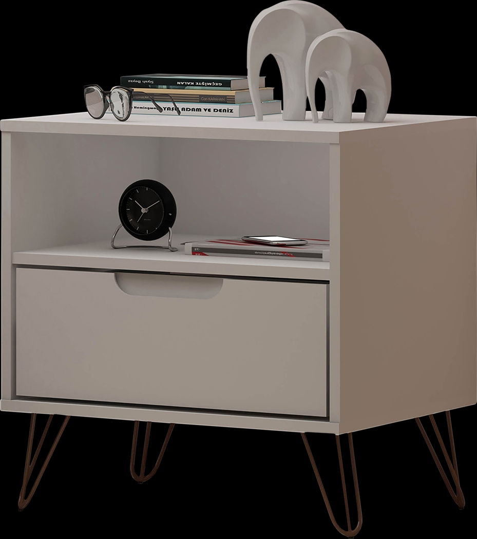 Camomile IV White Nightstand - Thumbnail - Image 13
