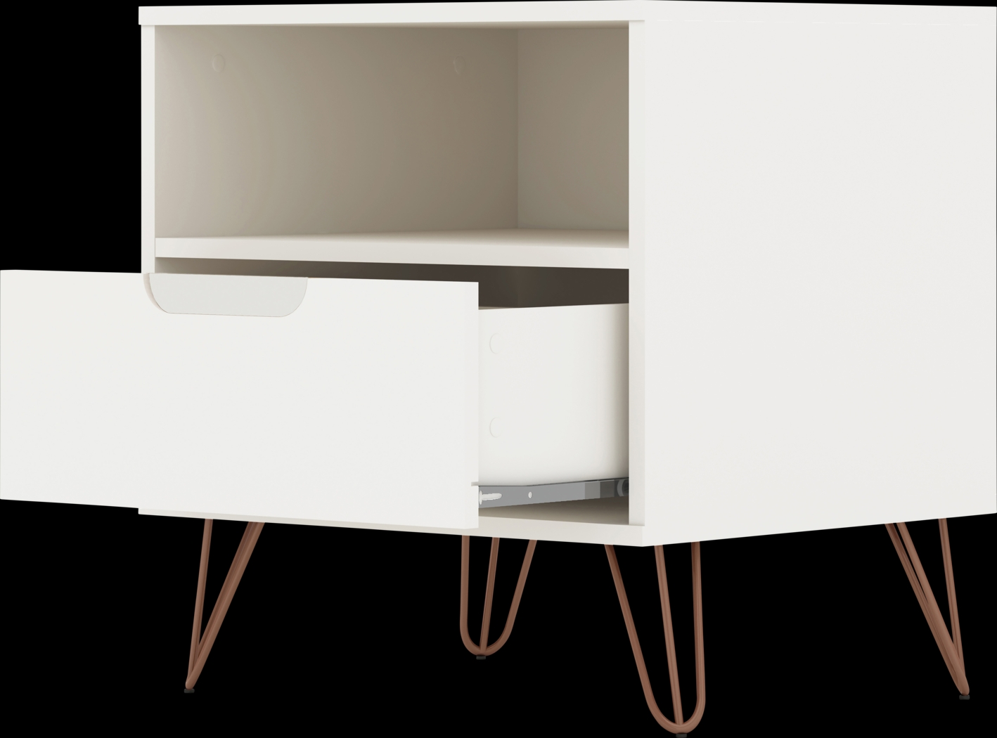 Camomile IV White Nightstand - Thumbnail - Image 4