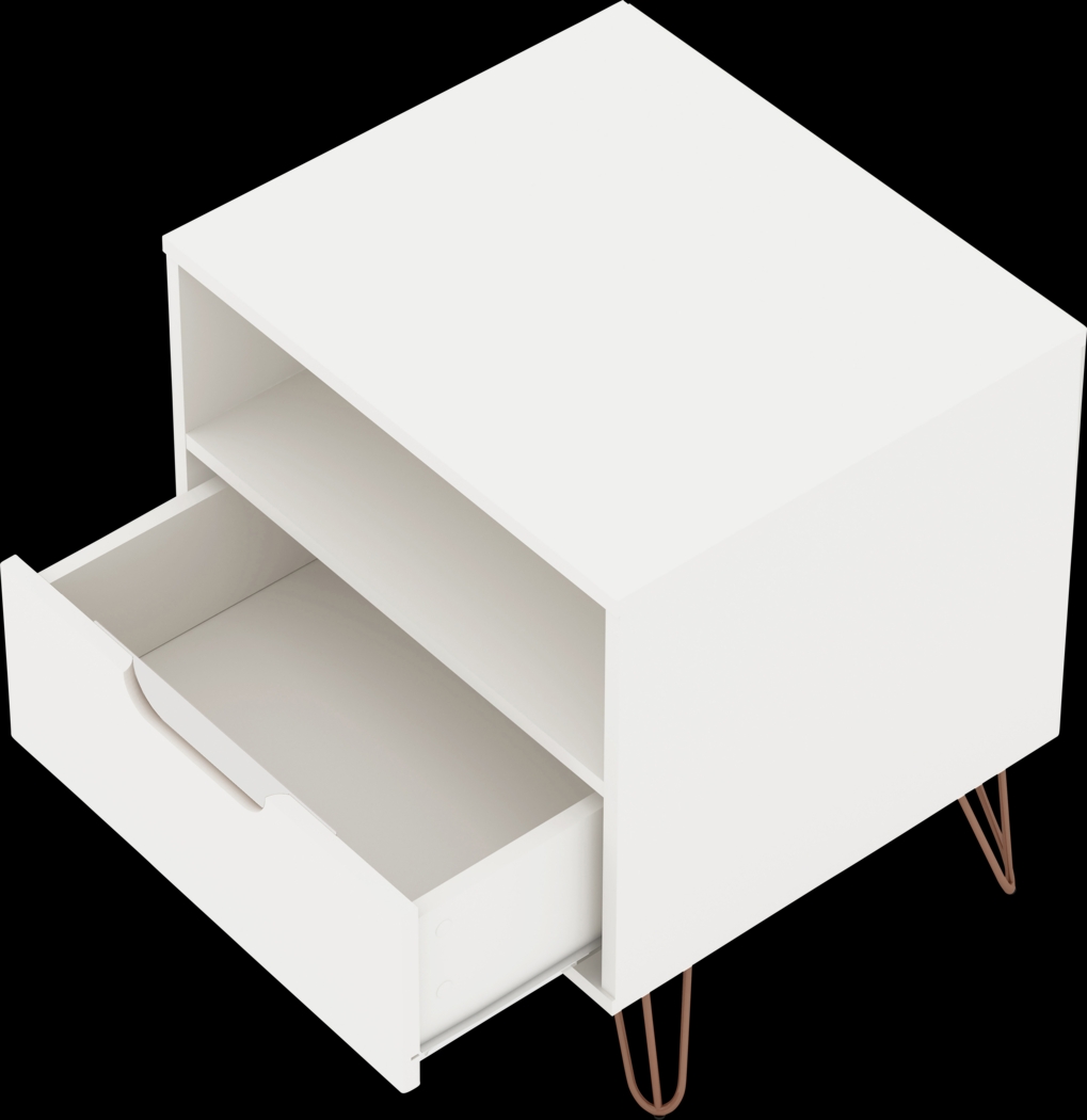 Camomile IV White Nightstand - Thumbnail - Image 5