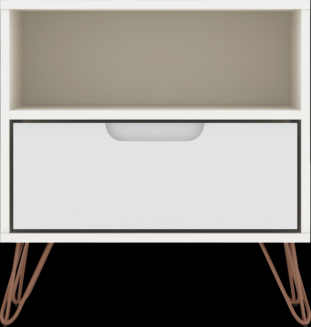 Camomile IV White Nightstand - Thumbnail - Image 1