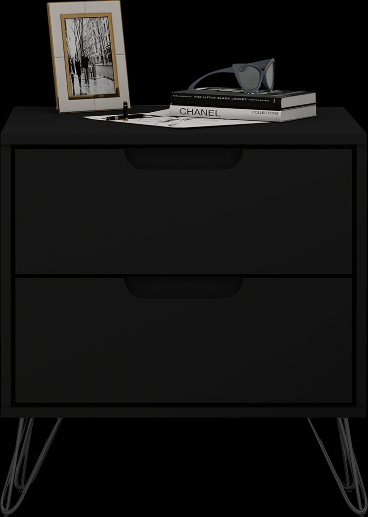Camomile V Black Nightstand - Thumbnail - Image 13