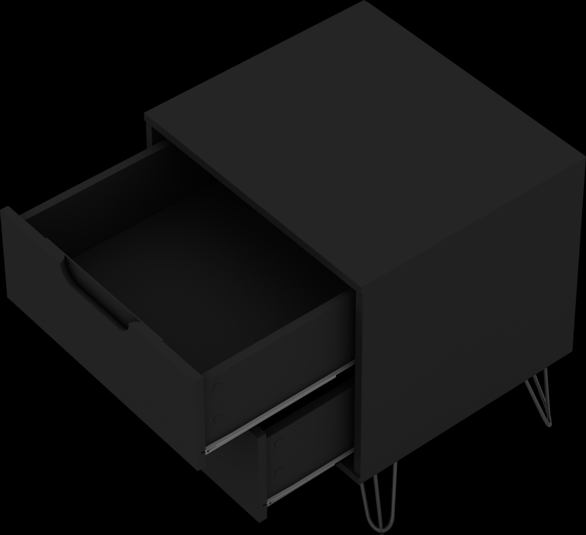 Camomile V Black Nightstand - Thumbnail - Image 5