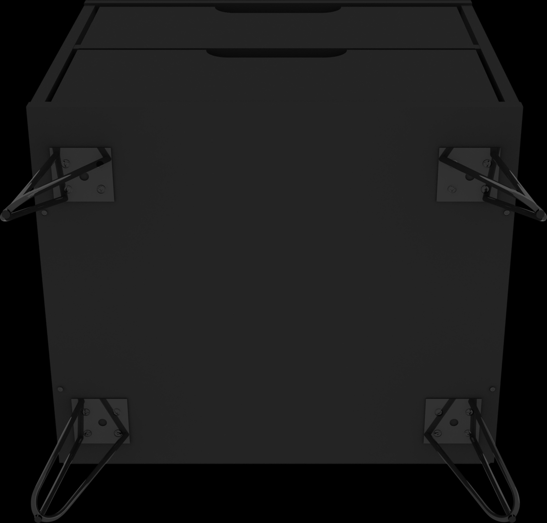 Camomile V Black Nightstand - Thumbnail - Image 8