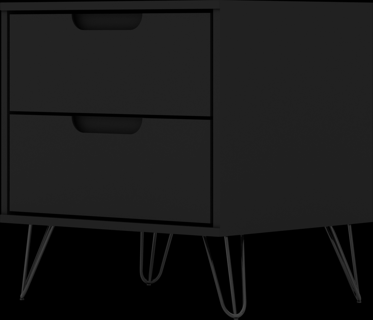 Camomile V Black Nightstand - Thumbnail - Image 9