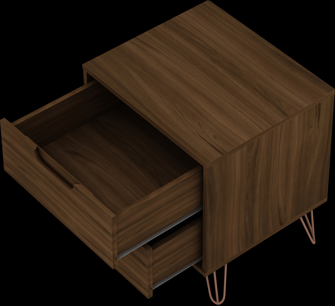 Camomile V Brown Nightstand - Thumbnail - Image 5