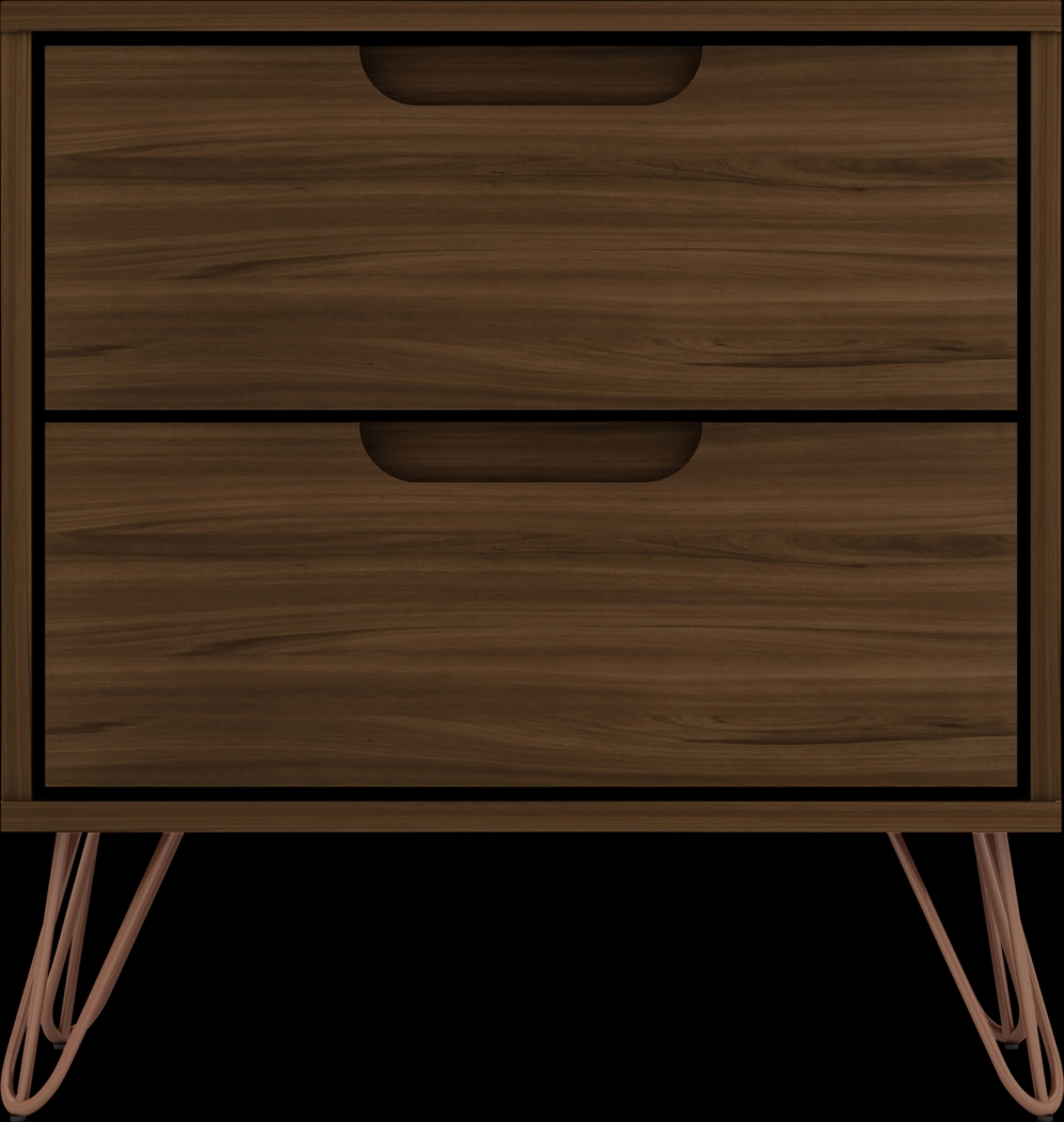 Camomile V Brown Nightstand - Thumbnail - Image 1