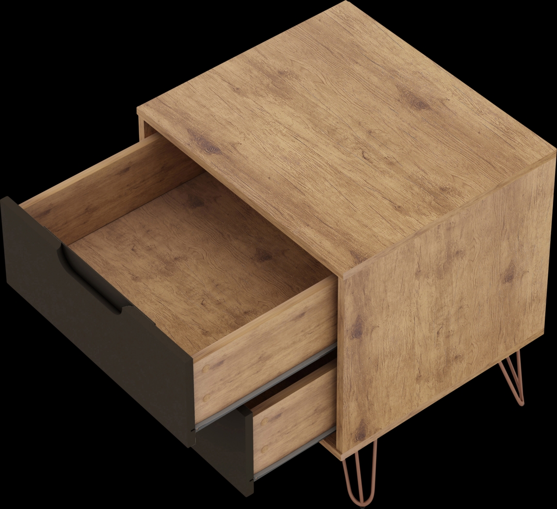 Camomile V Gray Nightstand - Thumbnail - Image 4