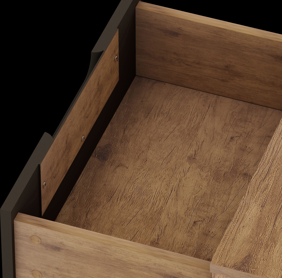 Camomile V Gray Nightstand - Thumbnail - Image 5