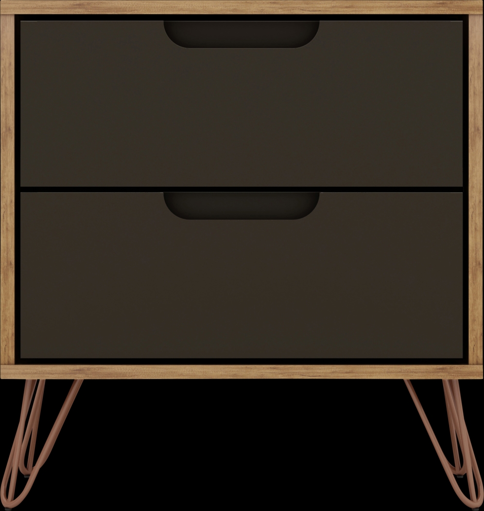 Camomile V Gray Nightstand - Thumbnail - Image 1