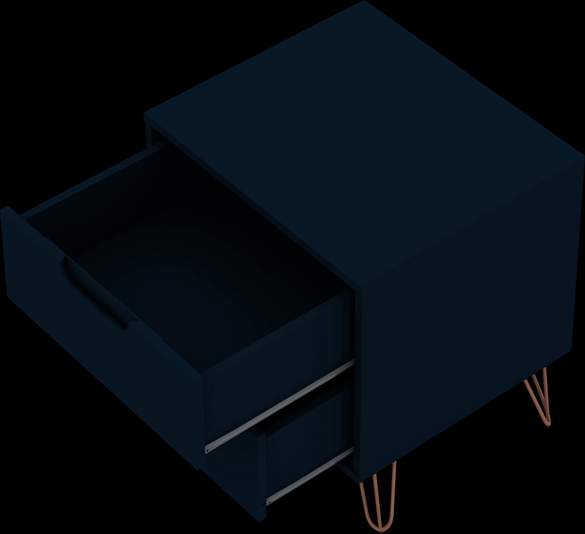 Camomile V Midnight Blue Nightstand - Thumbnail - Image 5