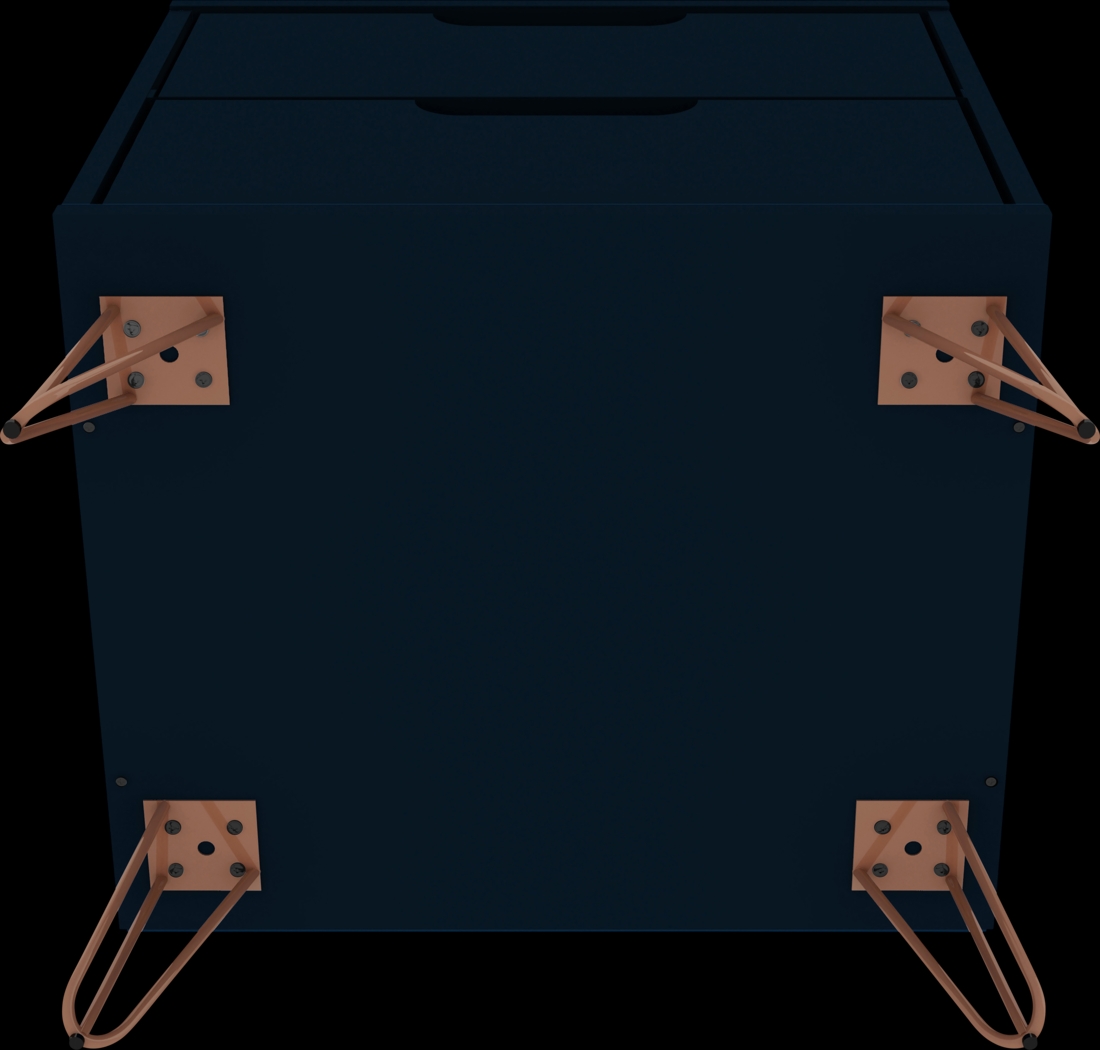 Camomile V Midnight Blue Nightstand - Thumbnail - Image 7