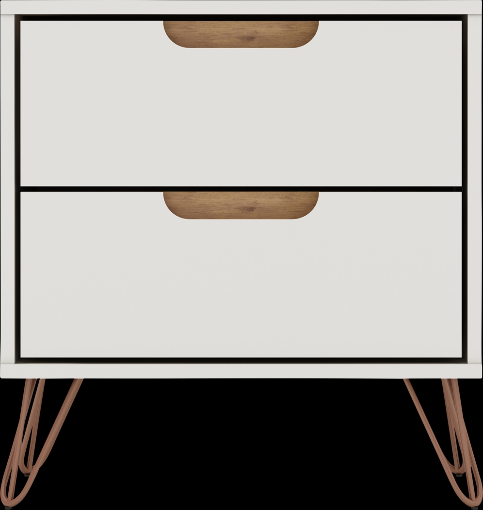 Camomile V Off-White Nightstand - Thumbnail - Image 1