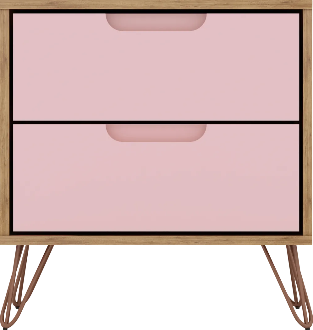 Camomile V Pink Nightstand - Thumbnail - Image 1