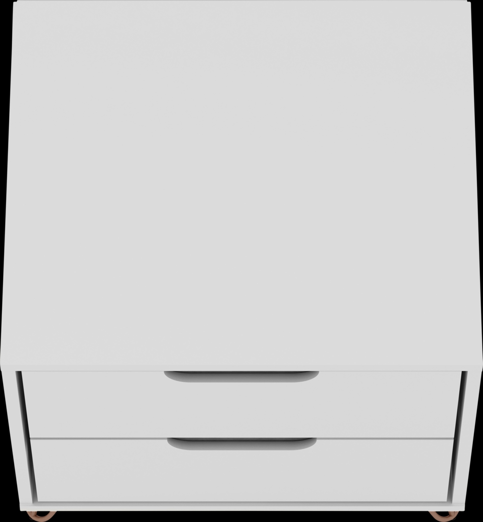 Camomile V White Nightstand - Thumbnail - Image 9