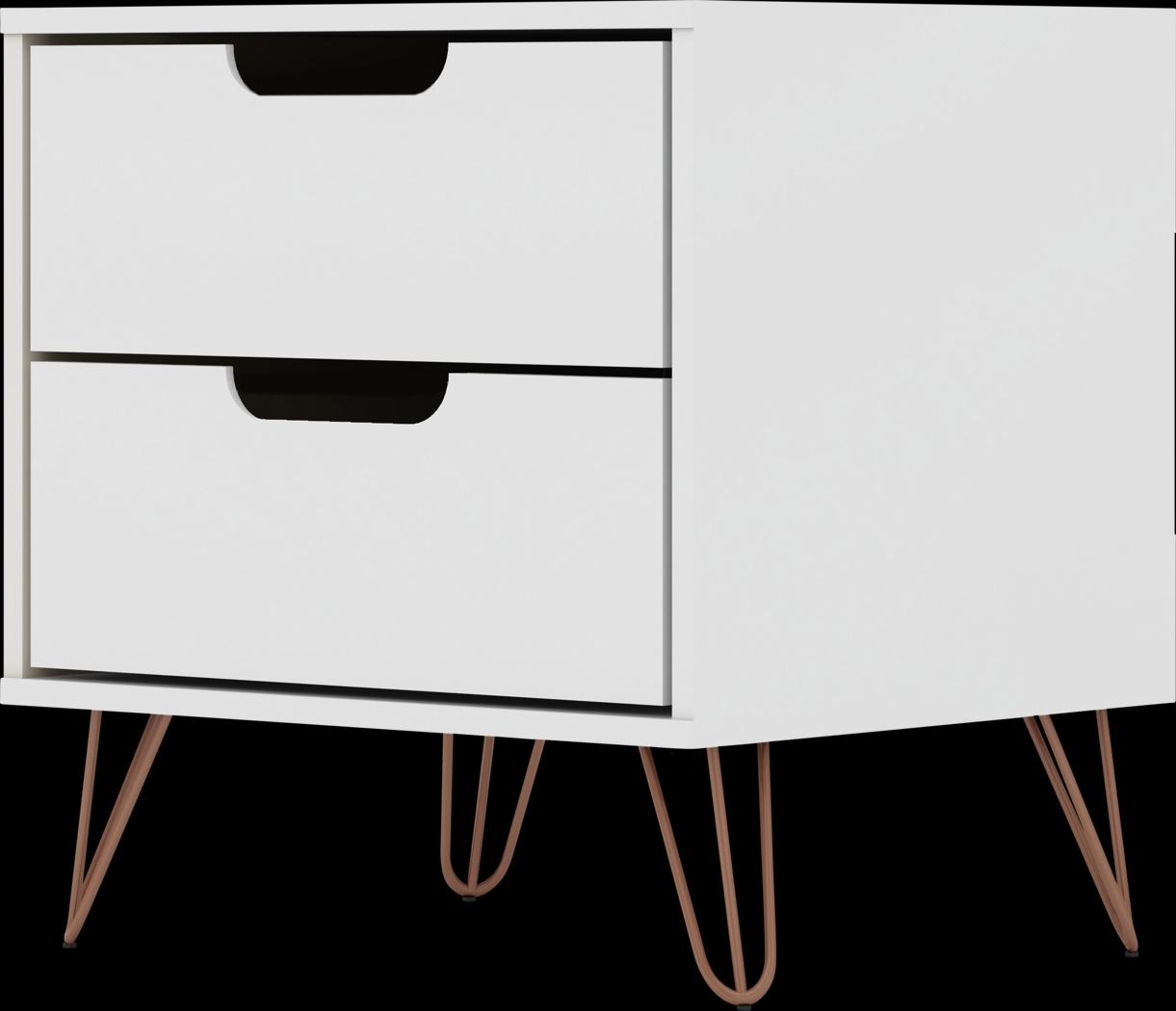 Camomile V White Nightstand - Thumbnail - Image 12