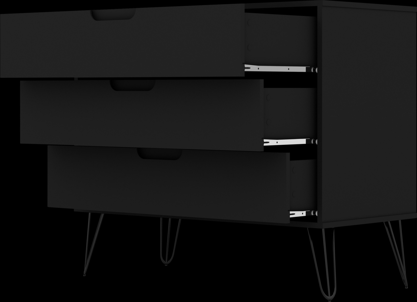 Camomile VI Black Dresser - Thumbnail - Image 4