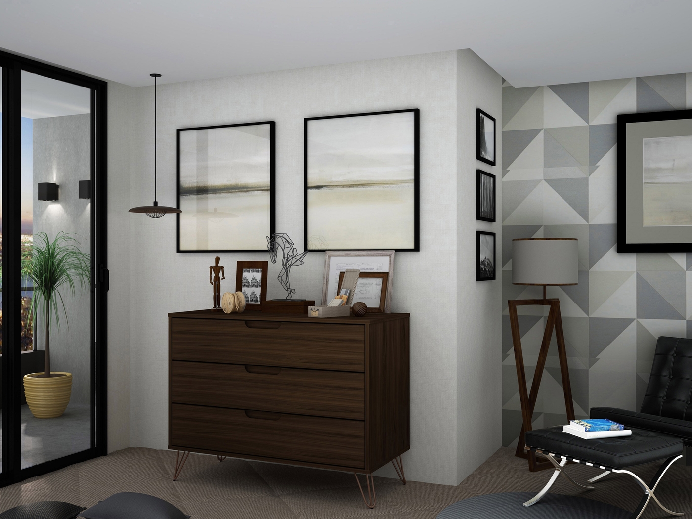 Camomile VI Brown Dresser - Thumbnail - Image 2