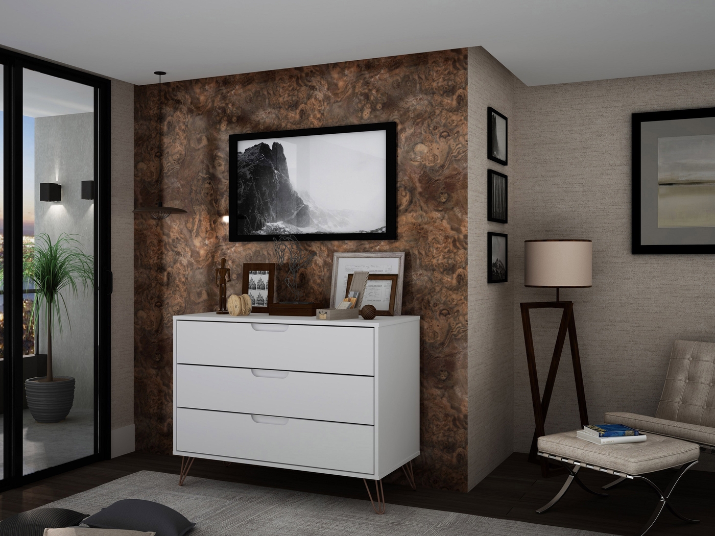 Camomile VI White Dresser - Thumbnail - Image 2