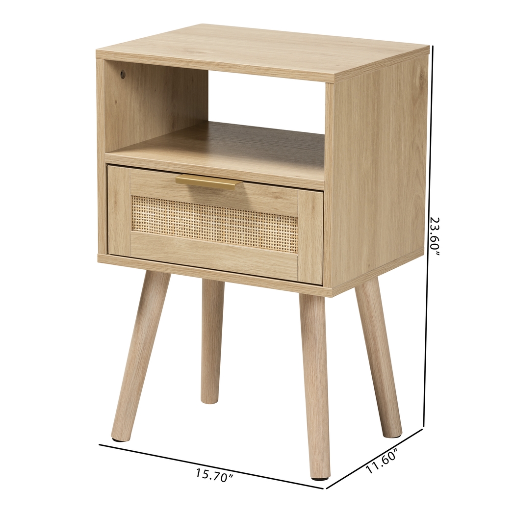Campolina Light Brown End Table - Thumbnail - Image 9
