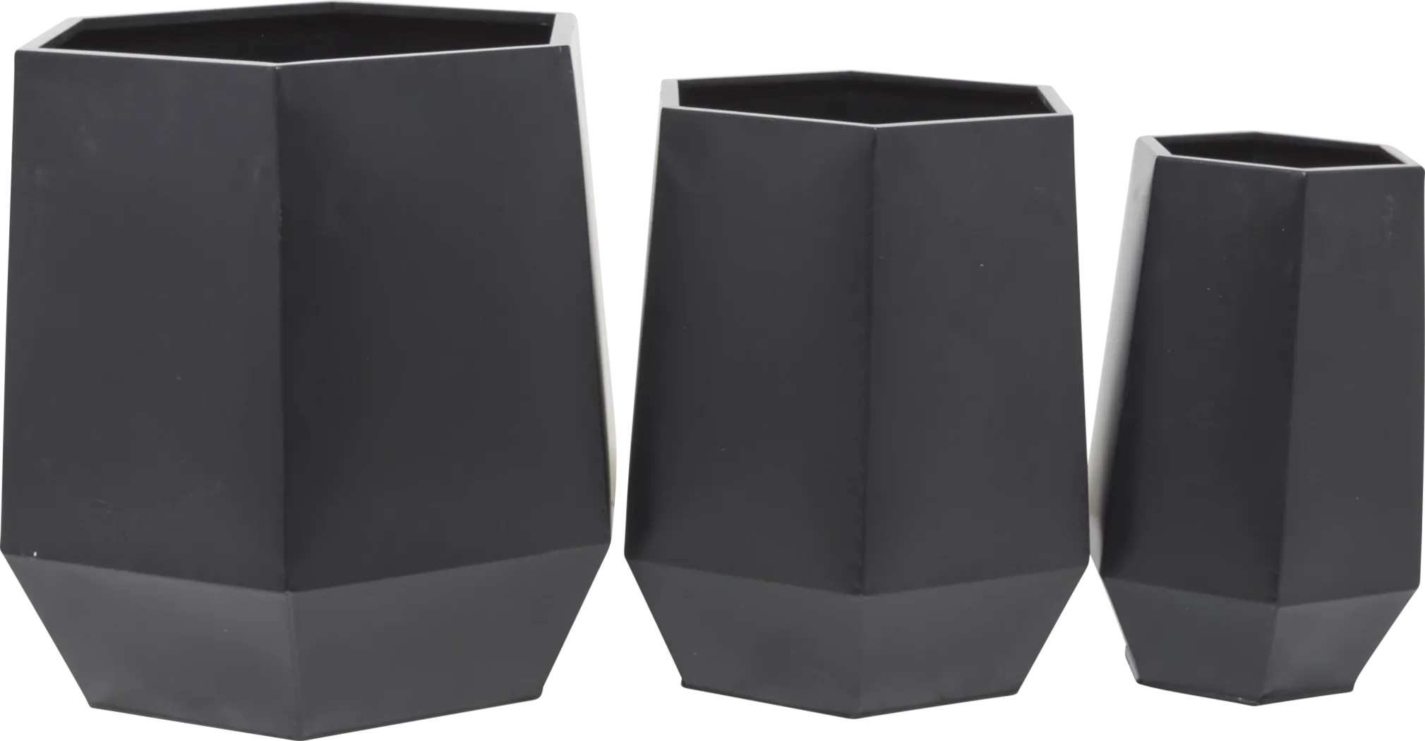 Camren Black Planter, Set of 3 - Image 5
