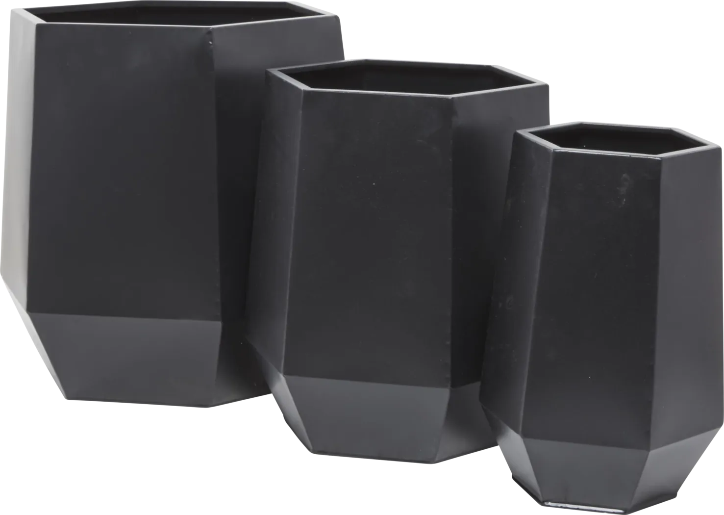 Camren Black Planter, Set of 3 - Image 8