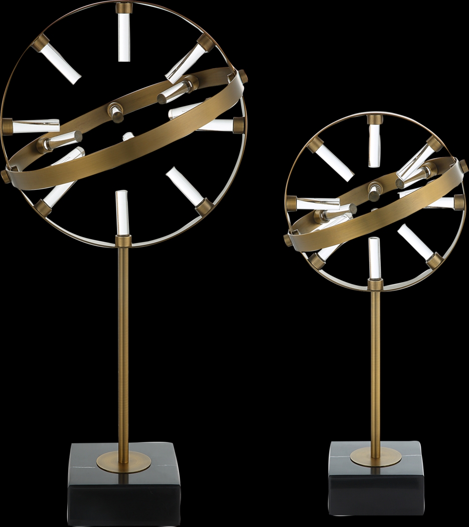 Camrin Brass Sculptures, Set of 2 - Thumbnail - Image 1