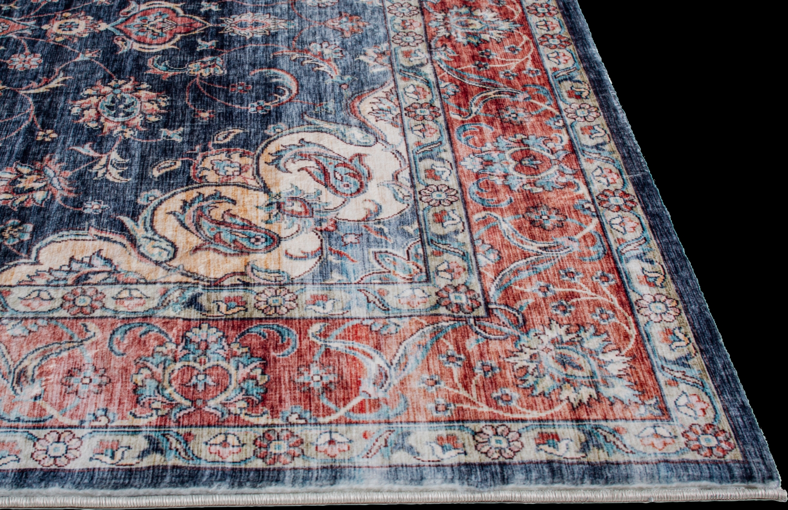 Camtonas Navy 7'6 x 10' Rug - Thumbnail - Image 4