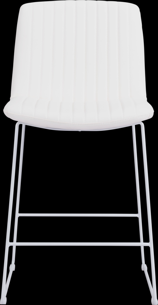 Camulet White Counter Height Stool, Set of 2 - Thumbnail - Image 5