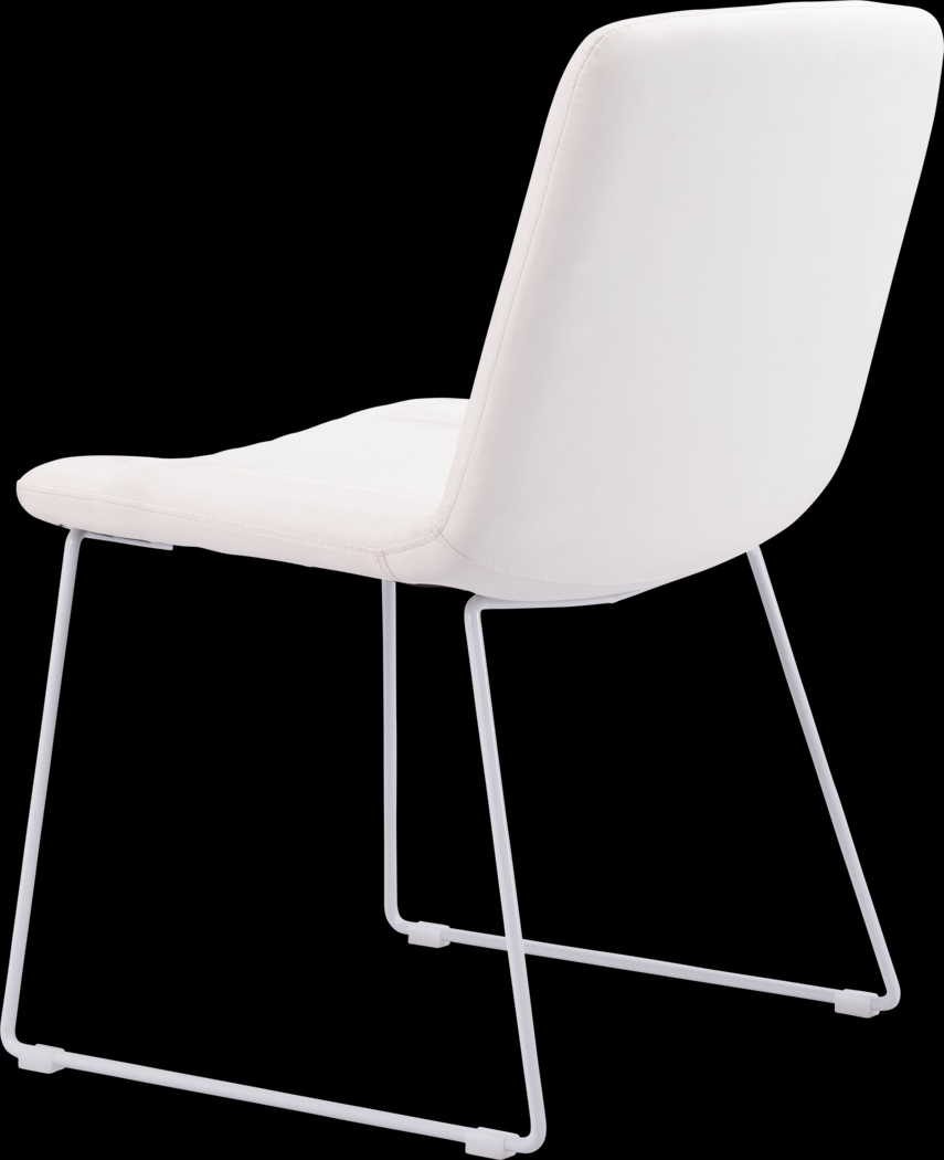 Camulet White Dining Chair, Set of 2 - Thumbnail - Image 9