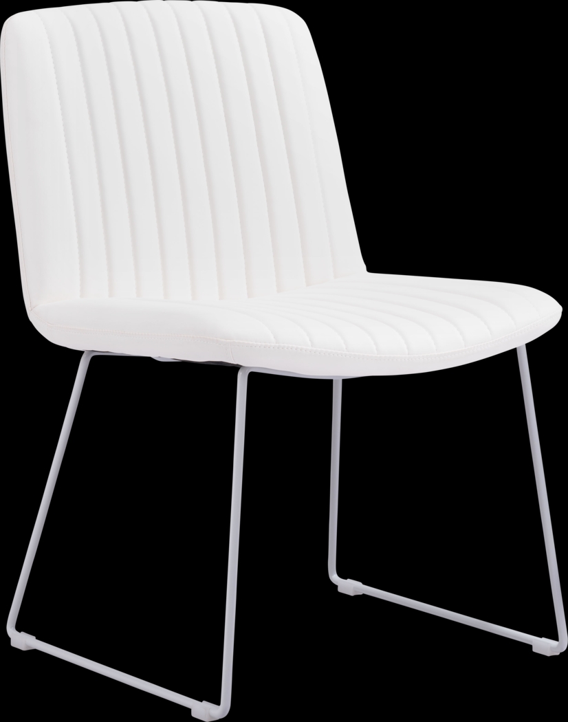 Camulet White Dining Chair, Set of 2 - Thumbnail - Image 10