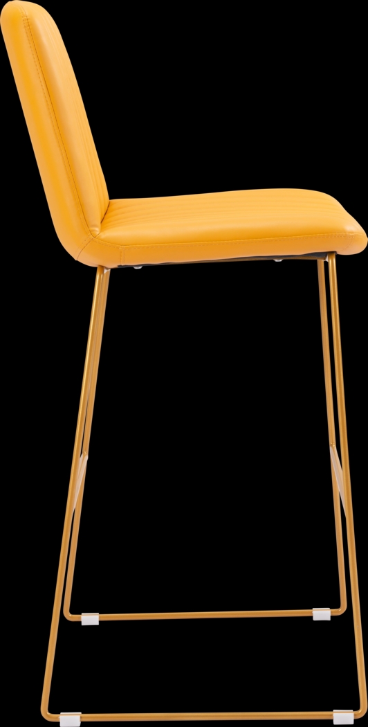 Camulet Yellow Bar Height Stool, Set of 2 - Thumbnail - Image 3